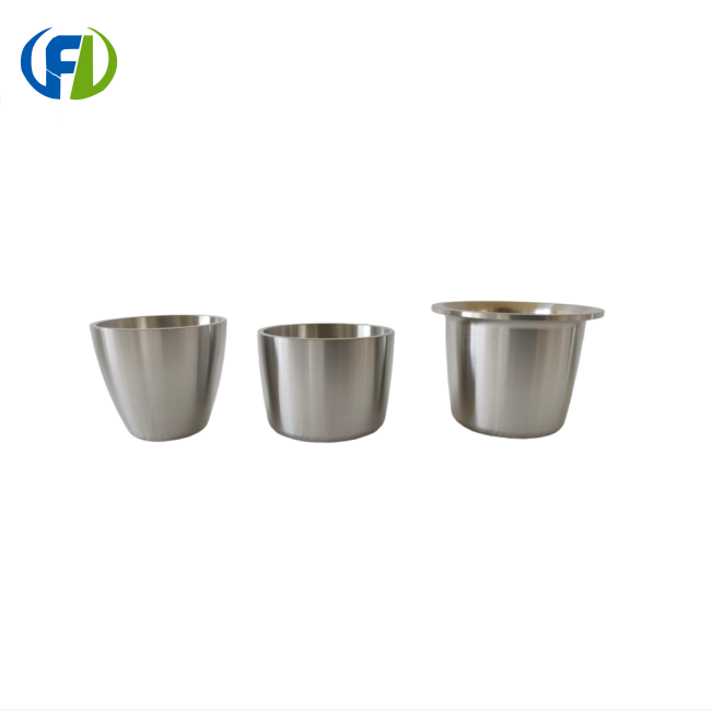 Reactor Grade Zirconium Crucible Ø80×85mm